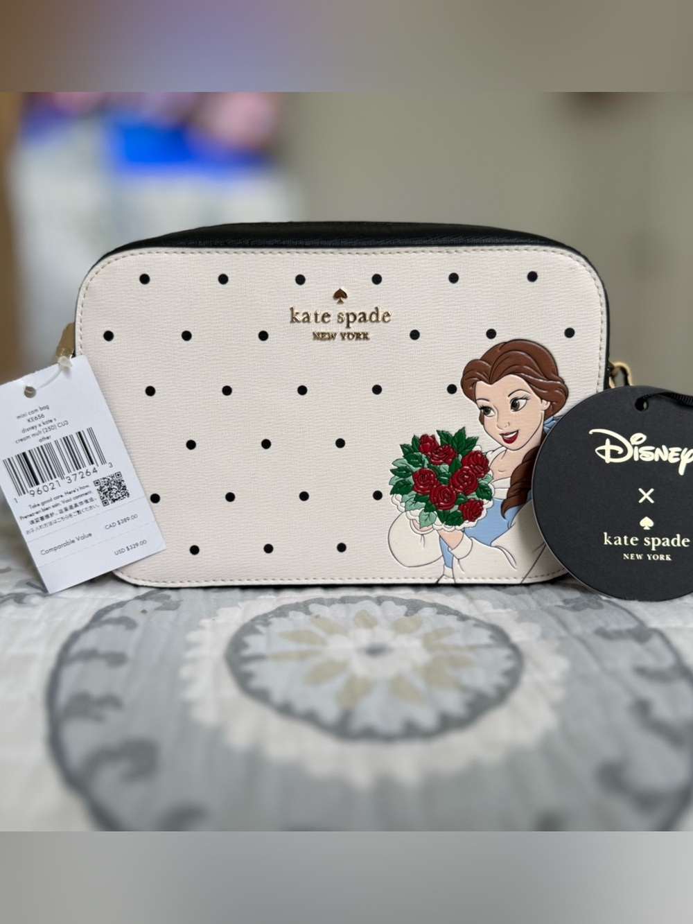 Kate Spade x Disney White Crossbody Bag - Belle from Beauty and the Beast